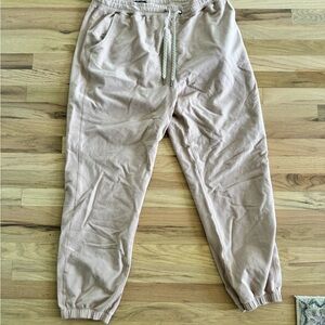 light pink vuori joggers size XL
